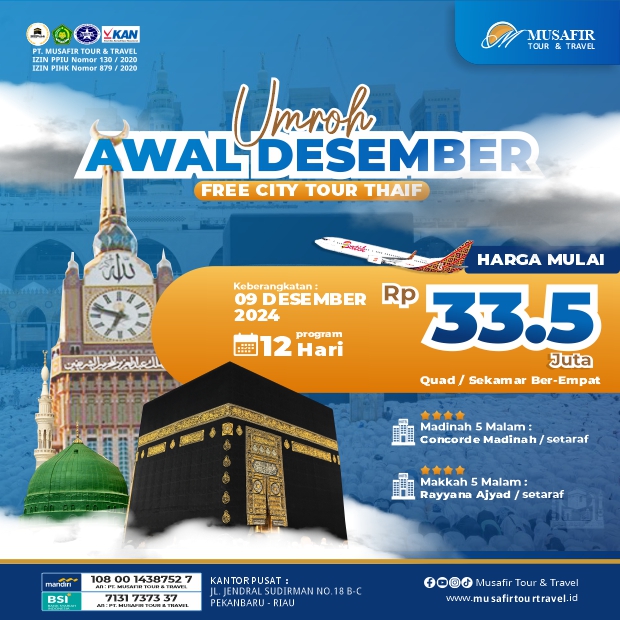 UMROH AWAL DESEMBER 2024