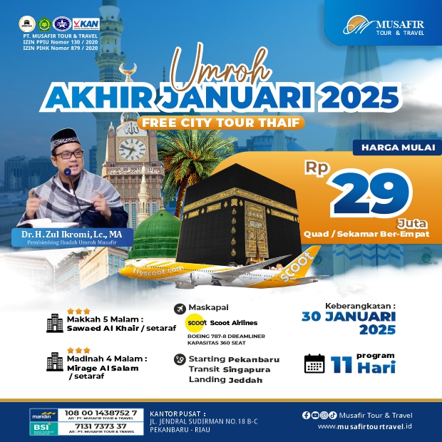 UMROH AKHIR JANUARI 2025